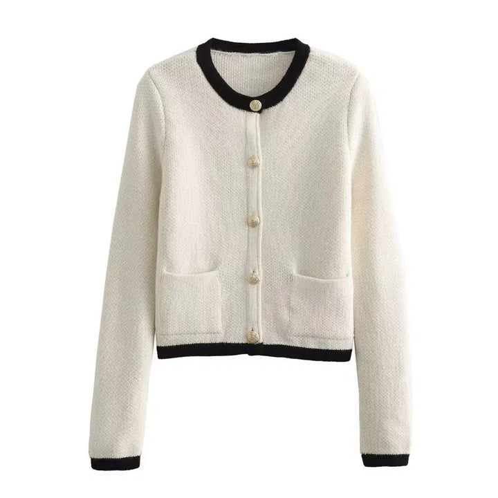 Fashion Casual Button Knitted Jacket