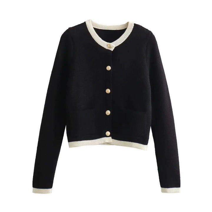 Fashion Casual Button Knitted Jacket