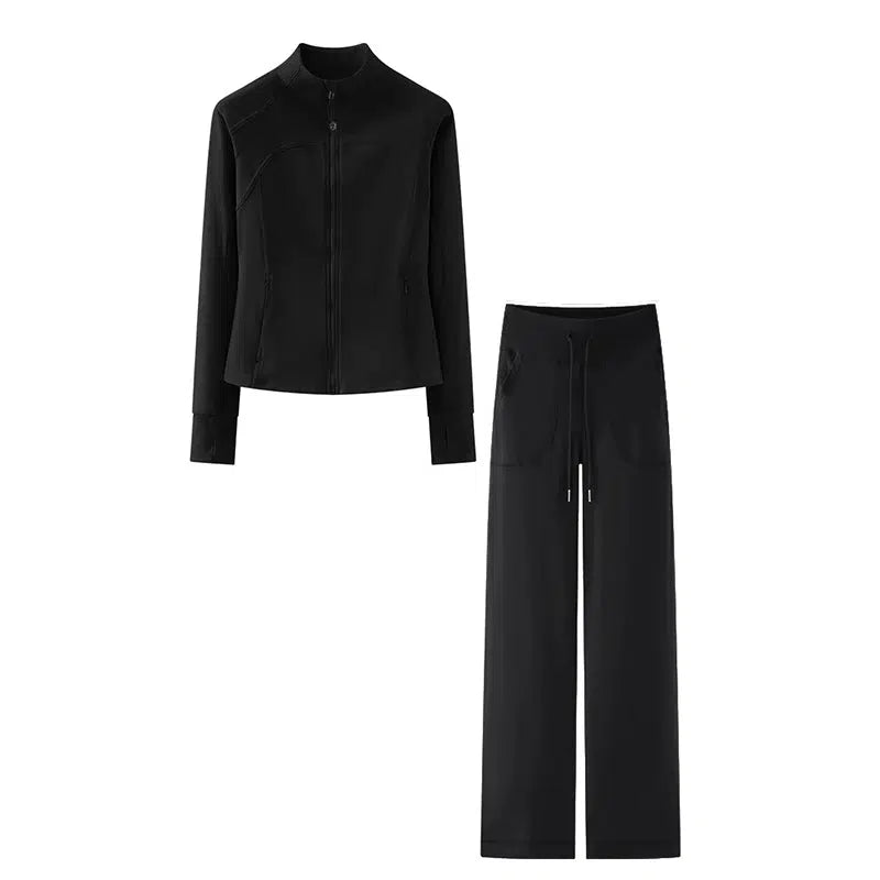 Fashion Slim Suit Set with Jacket and Pants