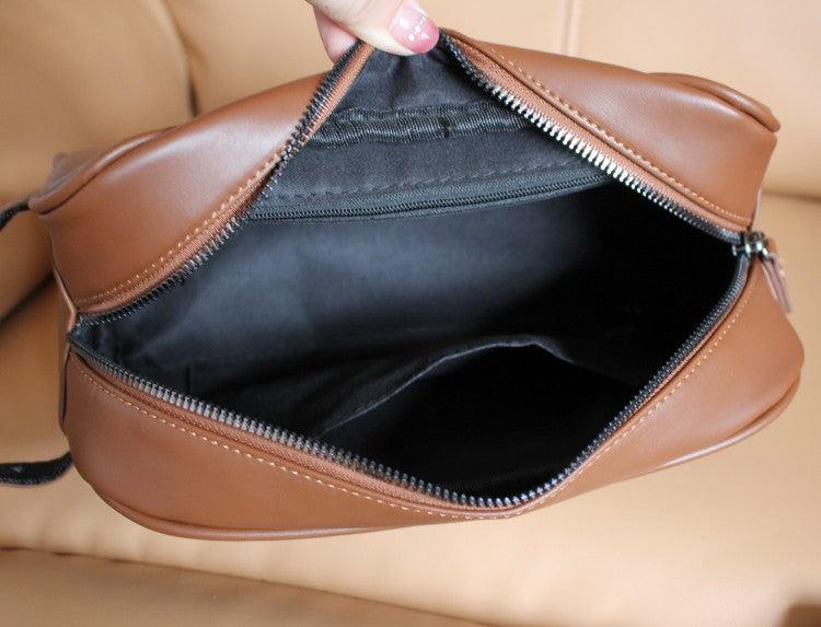 Faux Leather Clutch Cosmetic Bag