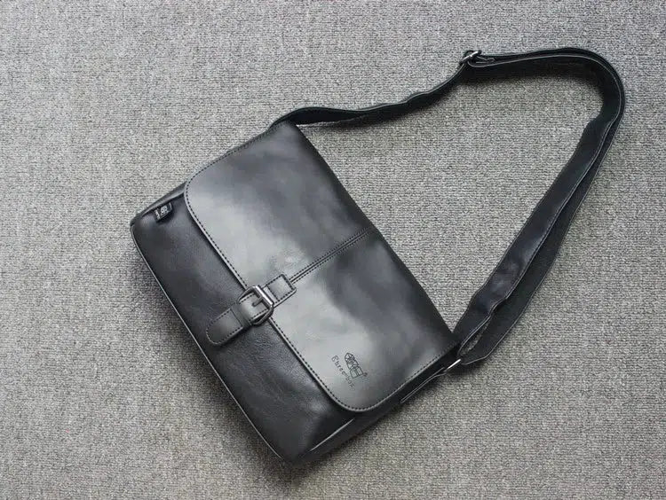 Faux Leather Crossbody Bag