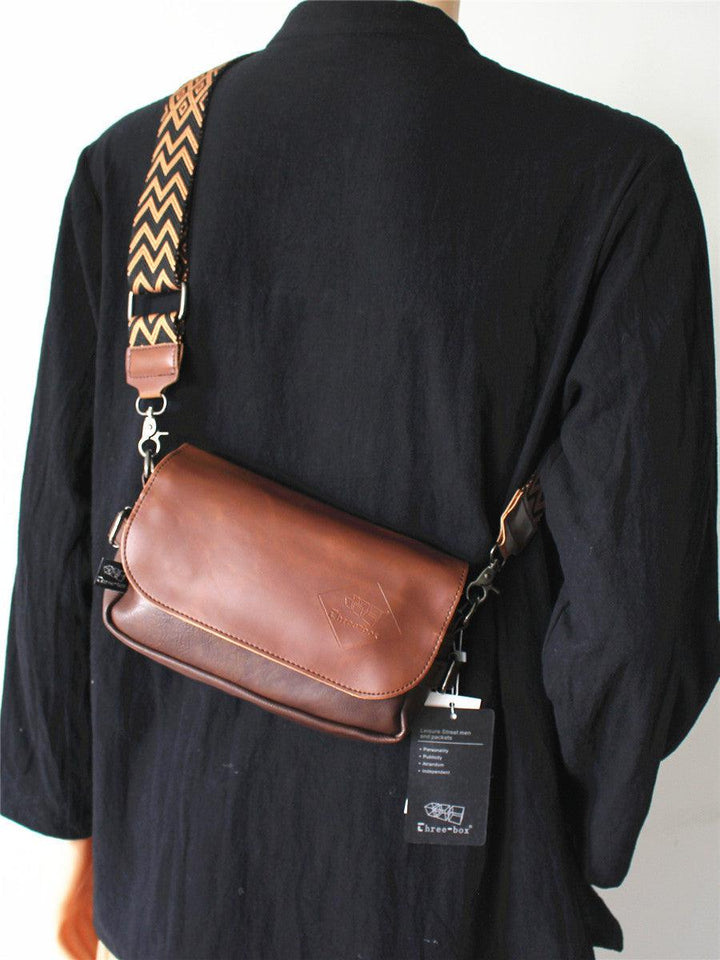 Faux Leather Crossbody Phone Bag