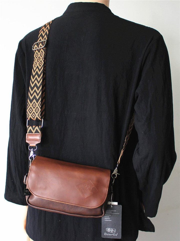 Faux Leather Crossbody Phone Bag