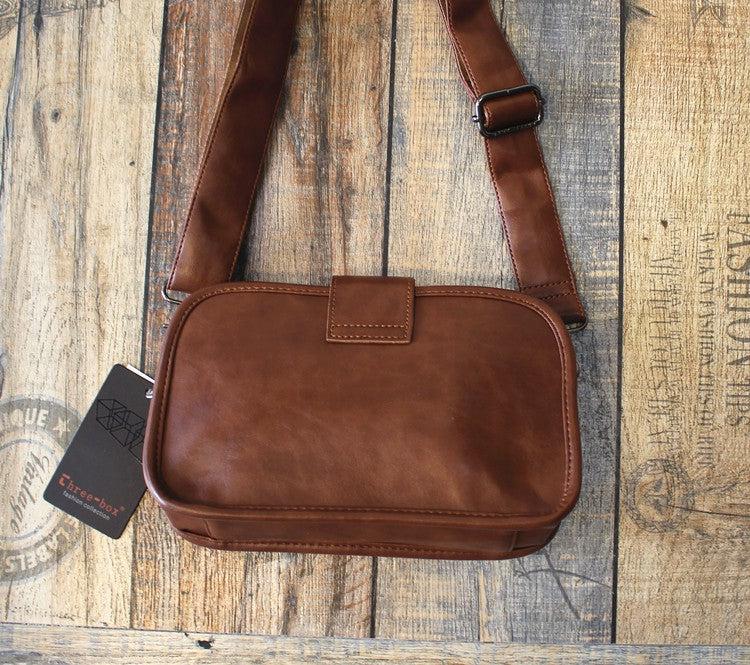 Faux Leather Crossbody Phone Bag