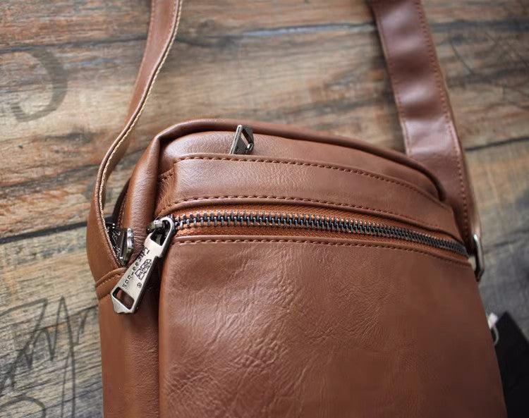 Faux Leather Crossbody Phone Bag