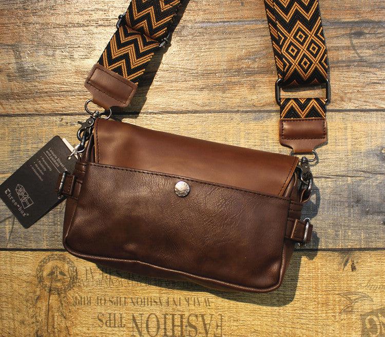 Faux Leather Crossbody Phone Bag