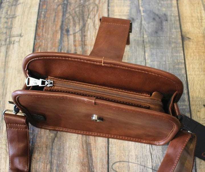 Faux Leather Crossbody Phone Bag