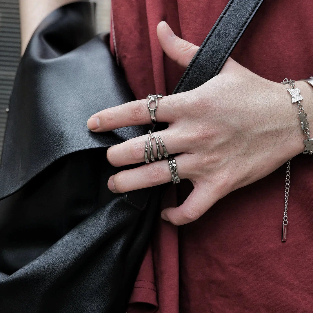 Finger Palm Bone Ring