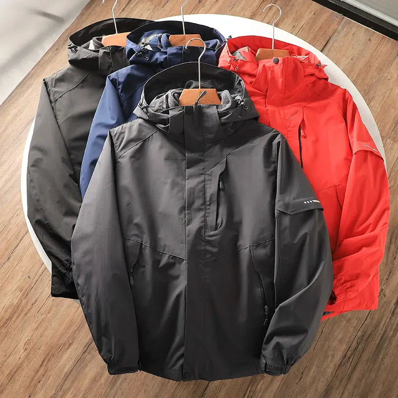 Fleece Polar Detachable Hooded Waterproof Jackets