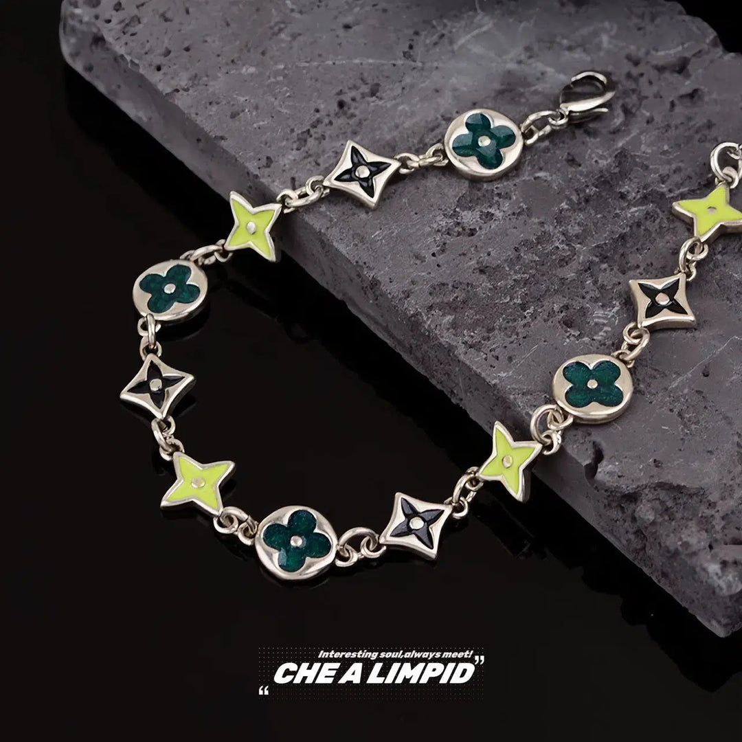 Floral Four-leaf Bracelet