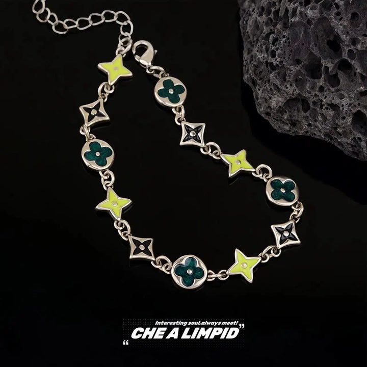 Floral Four-leaf Bracelet