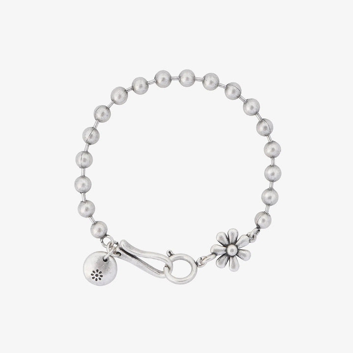 Flower Charm Beaded Hand Chain