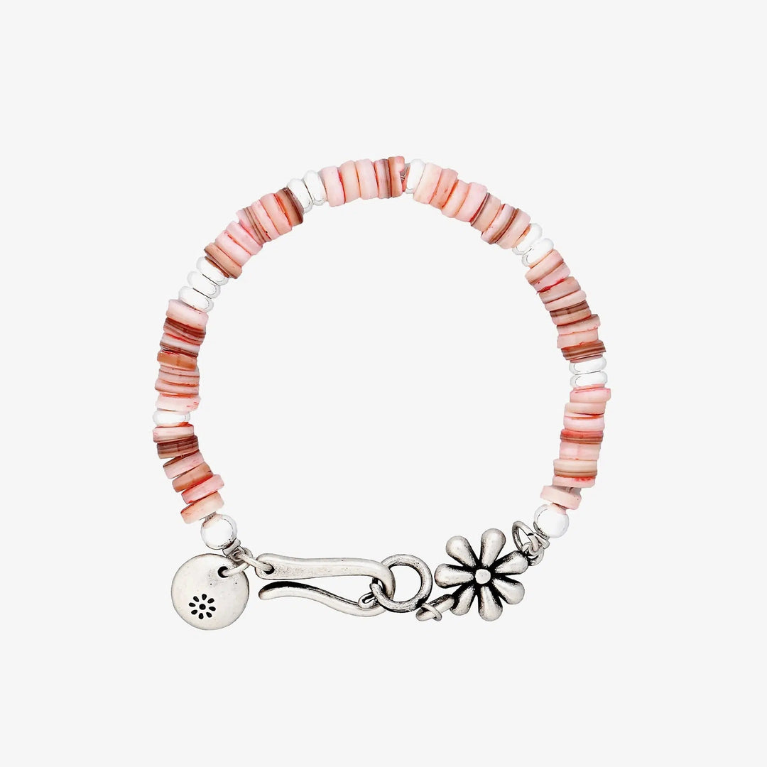 Flower Charm Beaded Hand Chain