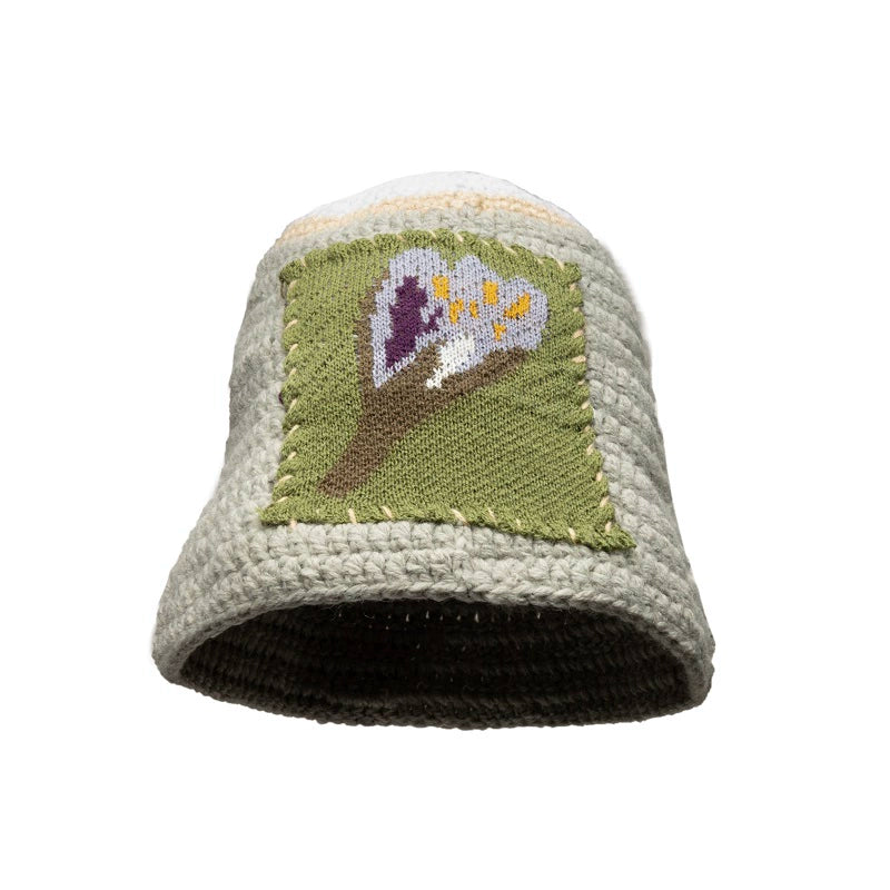 Flower Patch Knitted Fisherman Hat