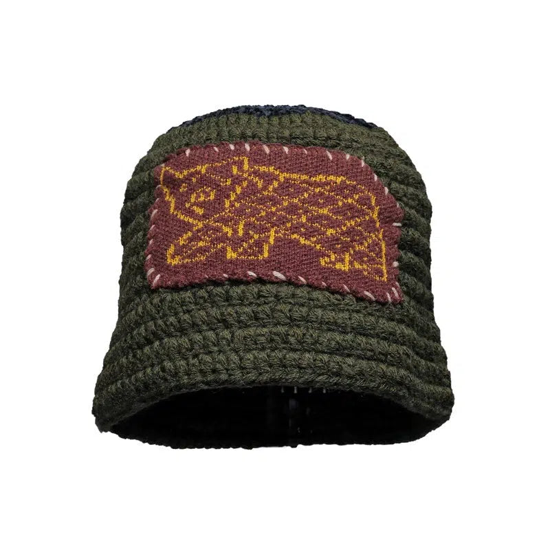 Flower Patch Knitted Fisherman Hat