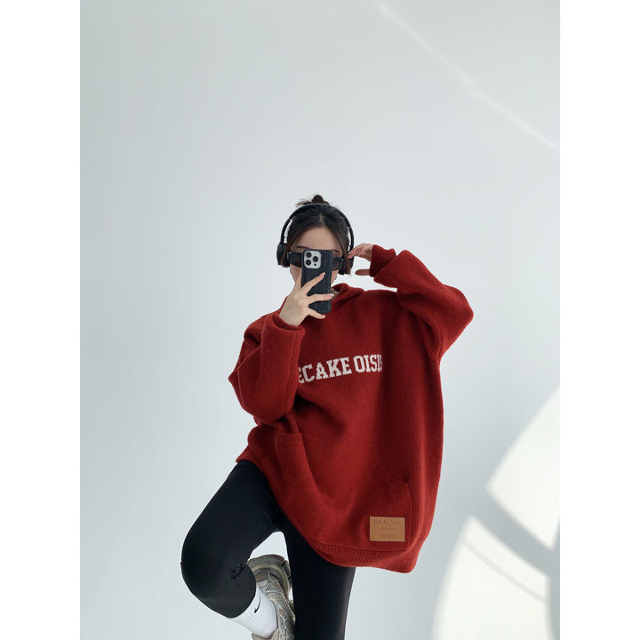 Front Pocket Hooded Pullover Sweatshirt