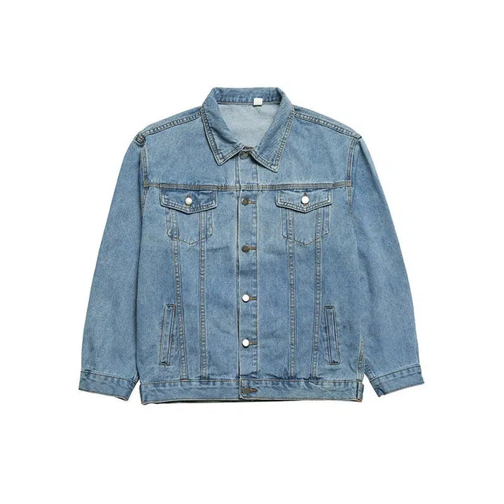 Front Pockets Denim Jacket