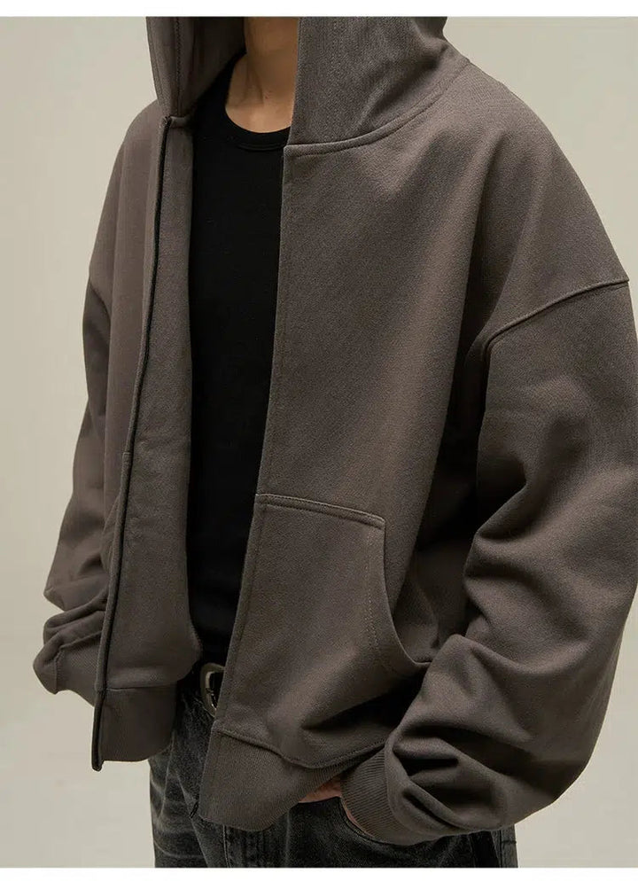 Full Zip Hooded Sweatshirt Jacket