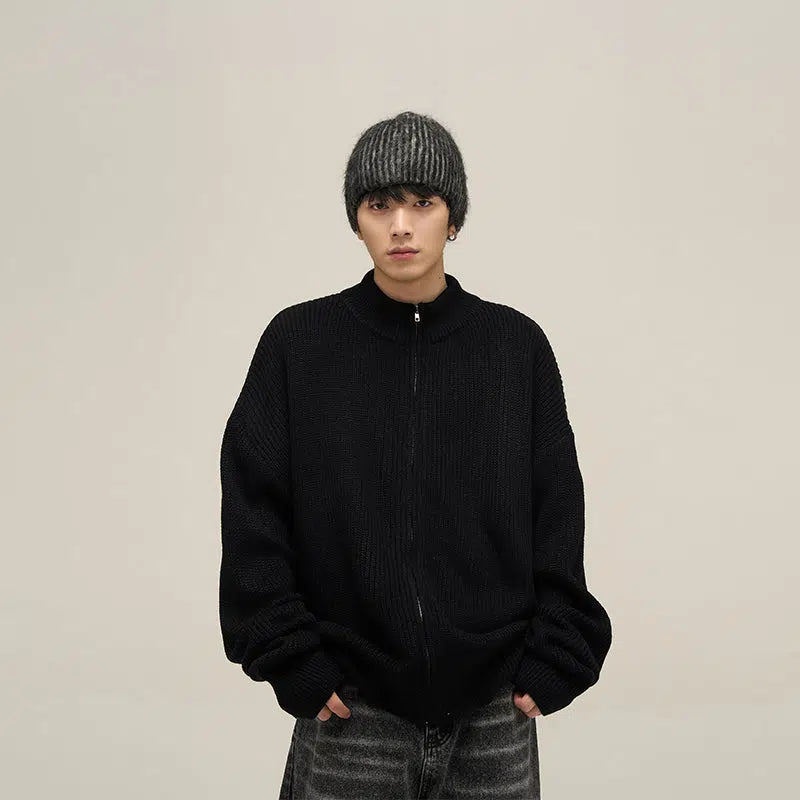 Full Zip Knitted Jacket