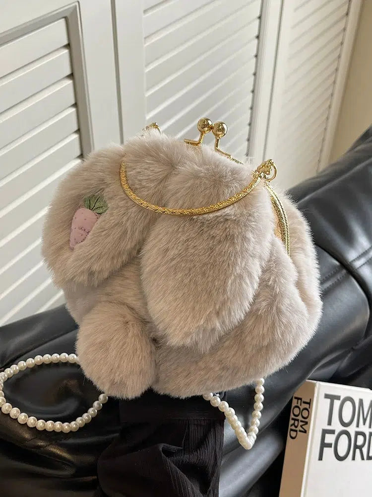 Furry Bunny Shoulder Bag