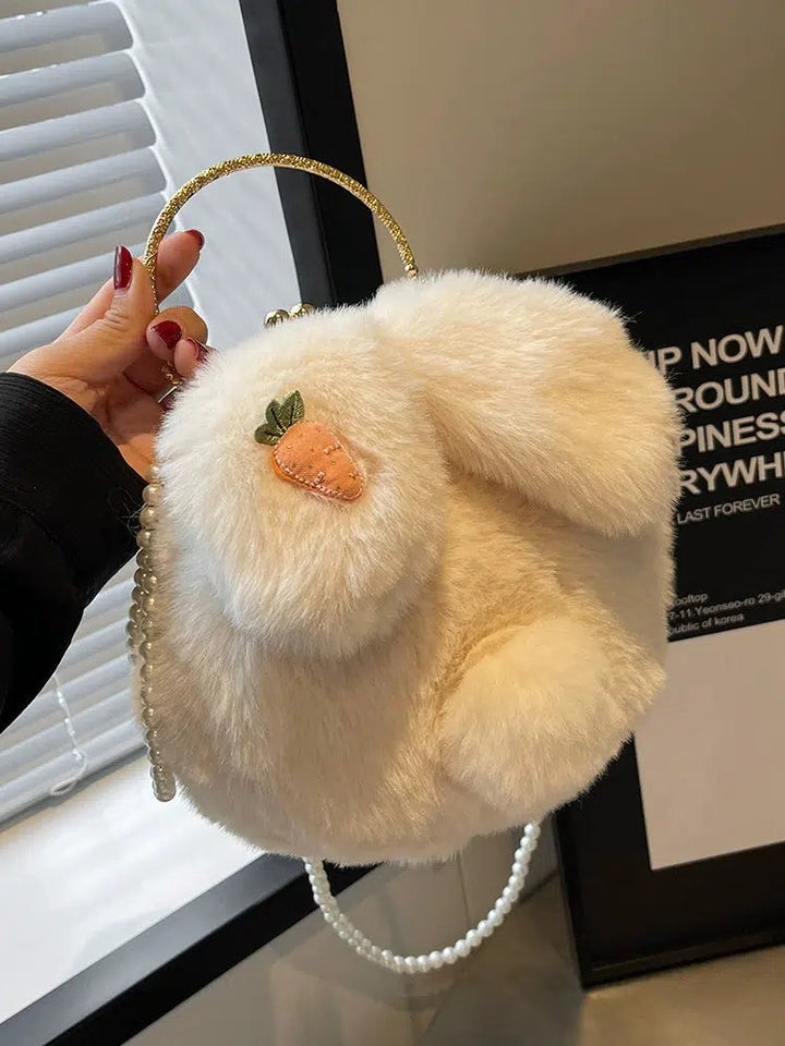 Furry Bunny Shoulder Bag