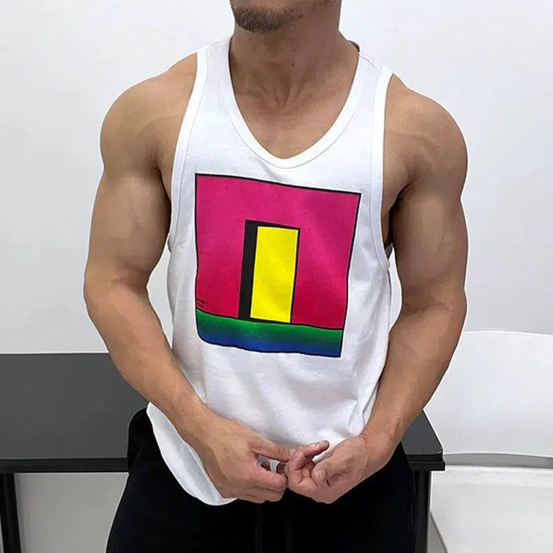 Graphic Fitness Vest