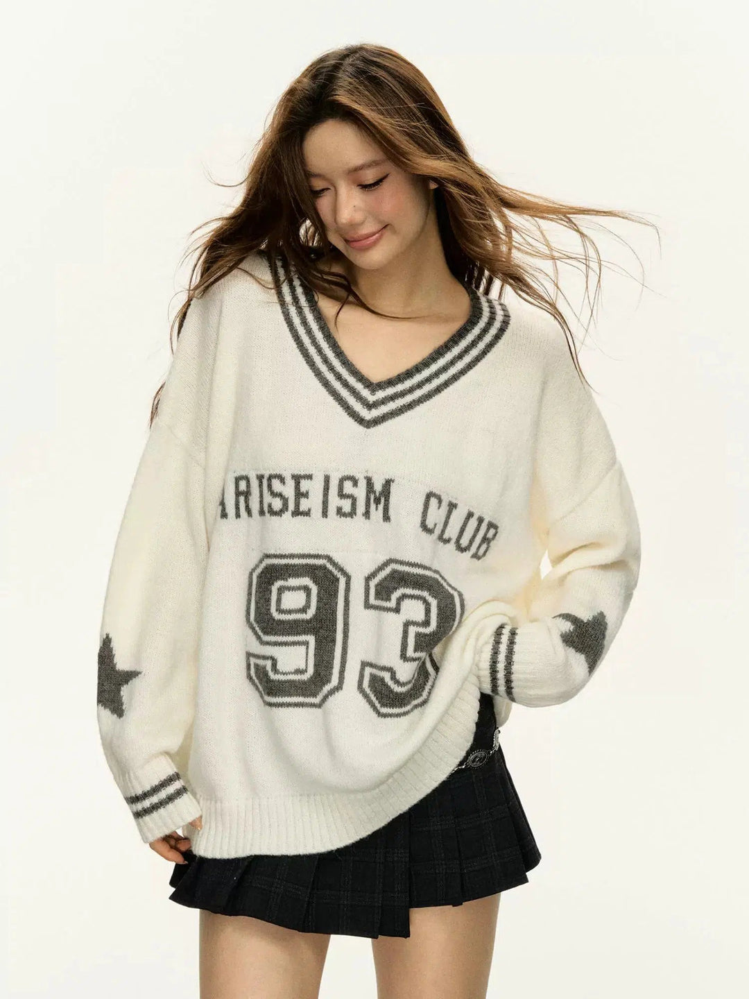 Graphic Knit Sweater