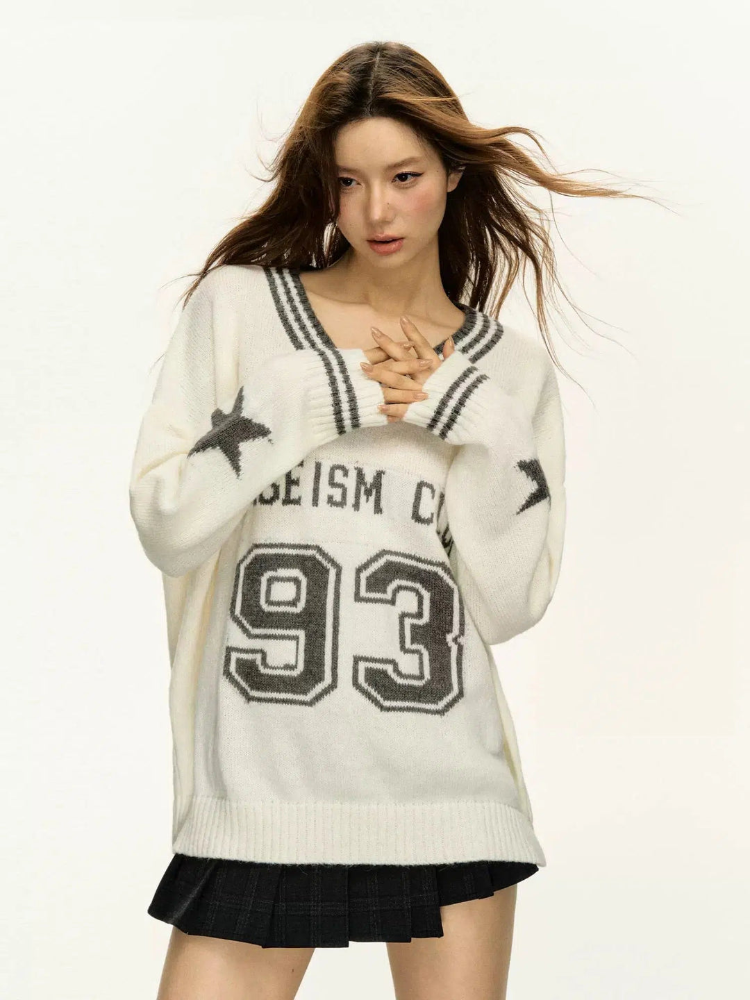 Graphic Knit Sweater