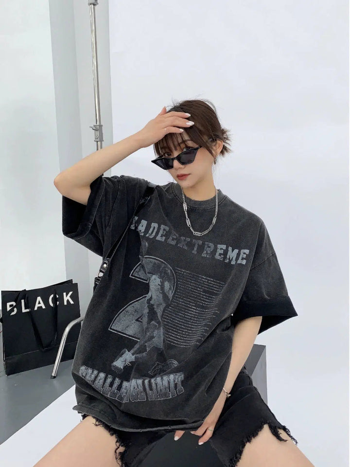 Graphic Printed Oversized T-Shirt