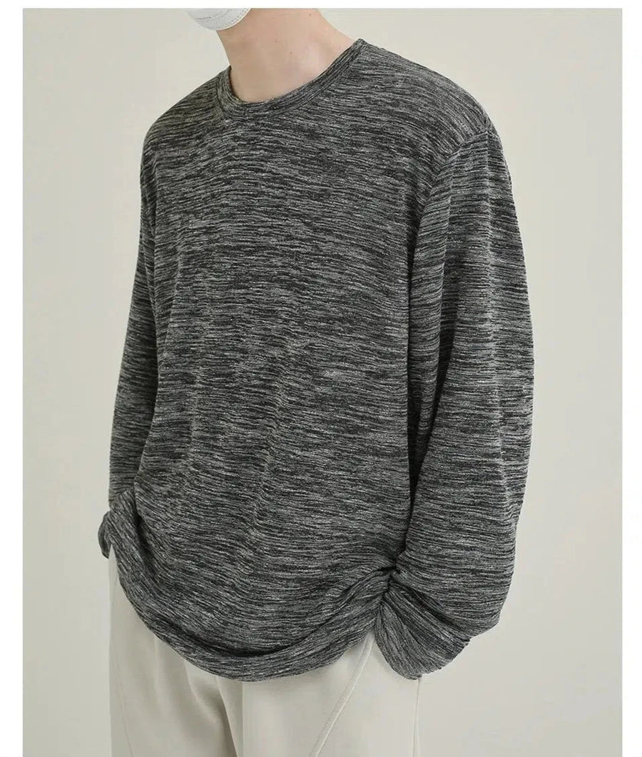 Gray Long Sleeve T-shirt