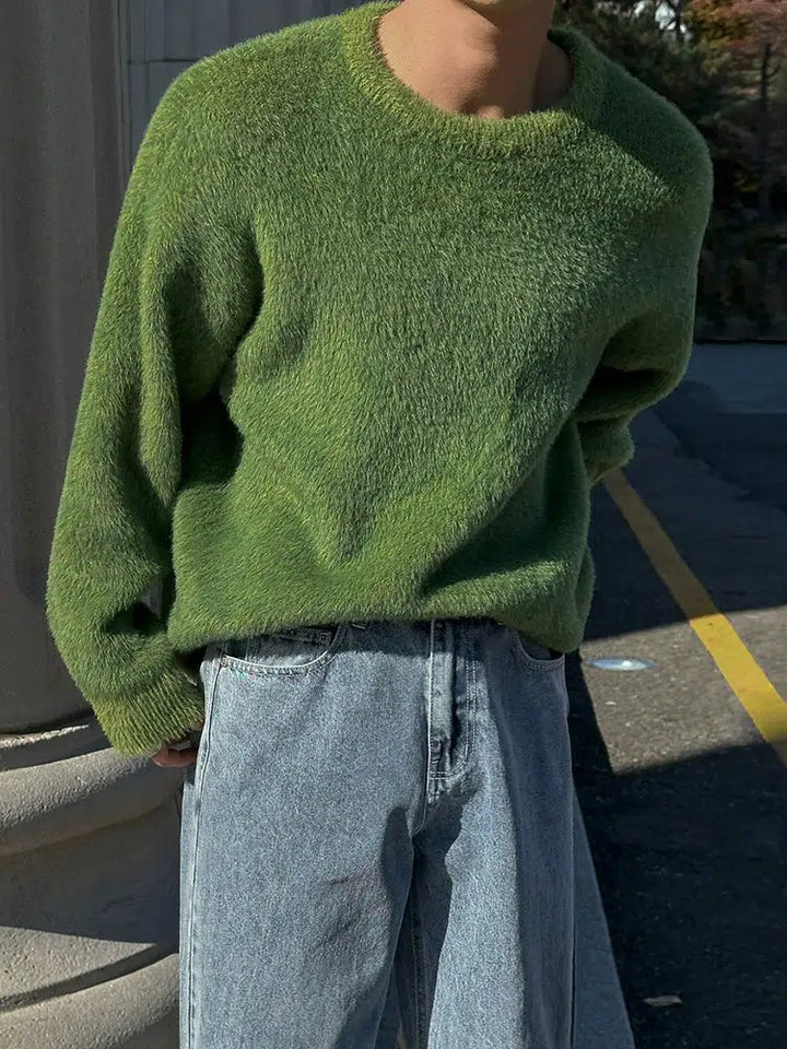 Green Crewneck Sweater