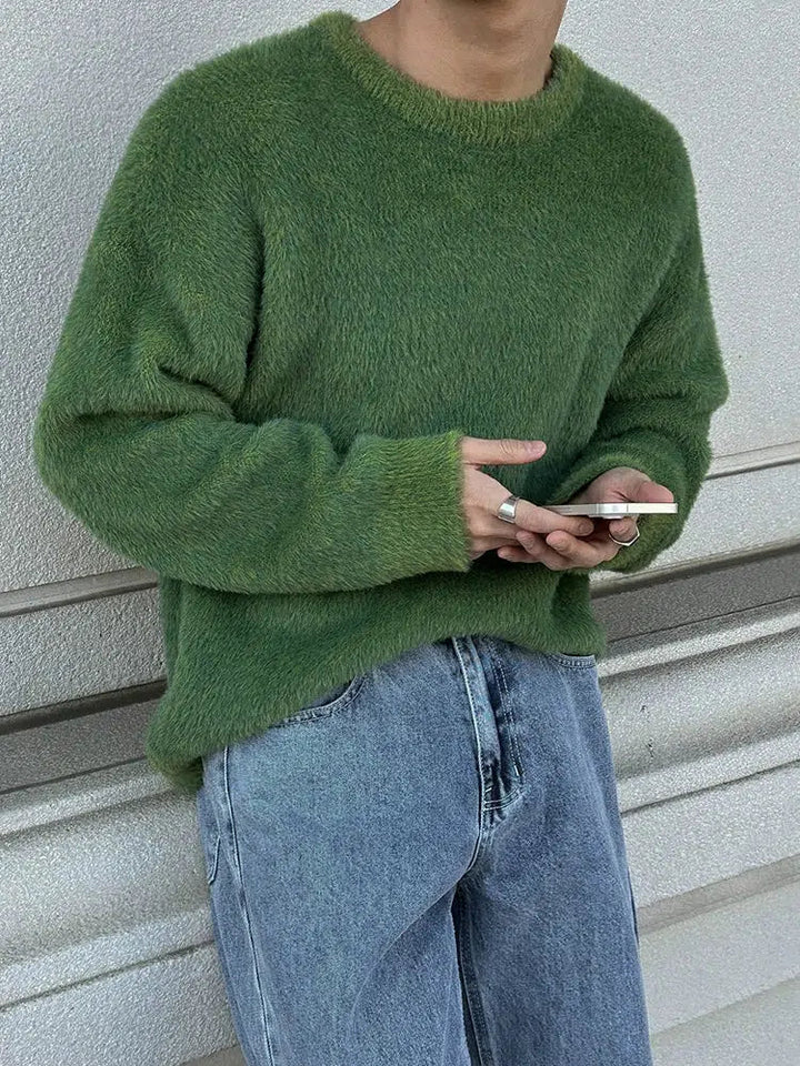 Green Crewneck Sweater