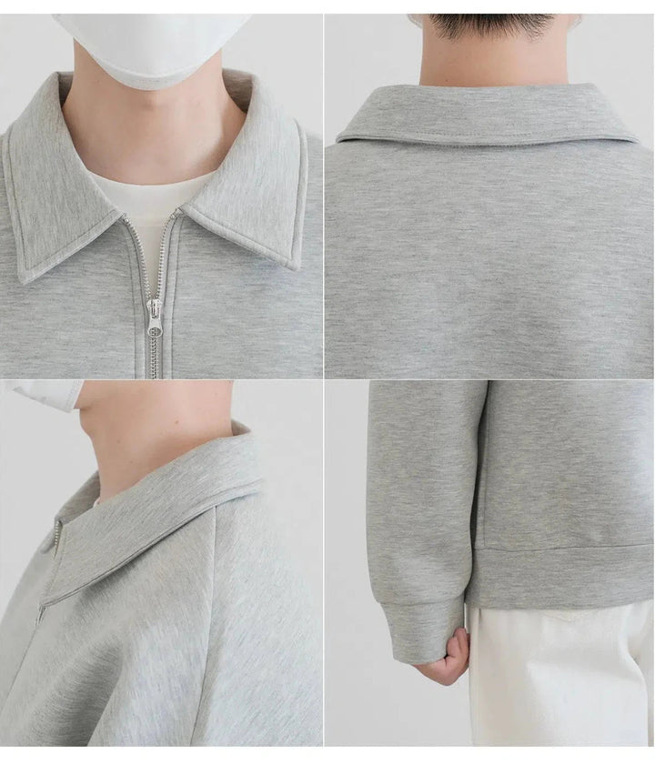 Grey Zip-Up Jacket