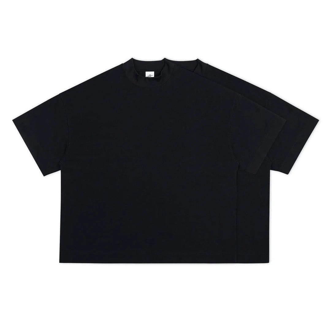 Half Turtleneck Drop Shoulder T-shirt