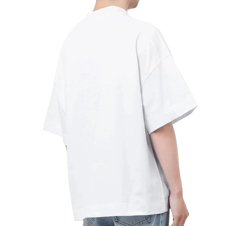 Half Turtleneck Drop Shoulder T-shirt