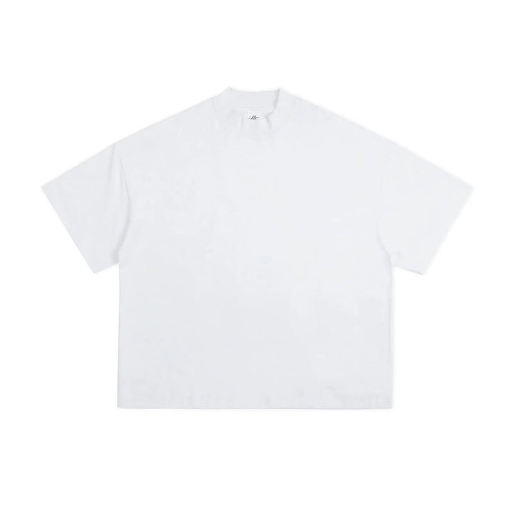 Half Turtleneck Drop Shoulder T-shirt