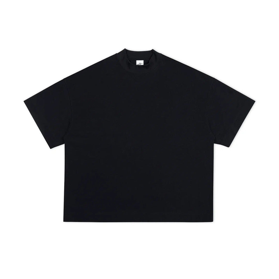 Half Turtleneck Drop Shoulder T-shirt