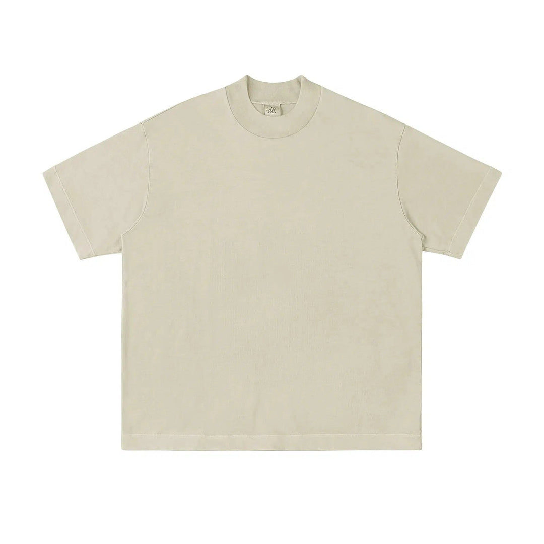 Half Turtleneck Washed T-shirt