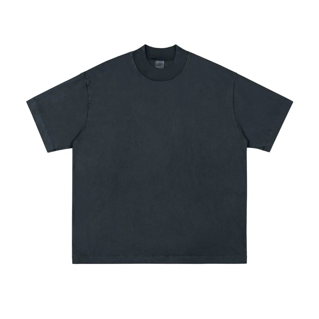 Half Turtleneck Washed T-shirt