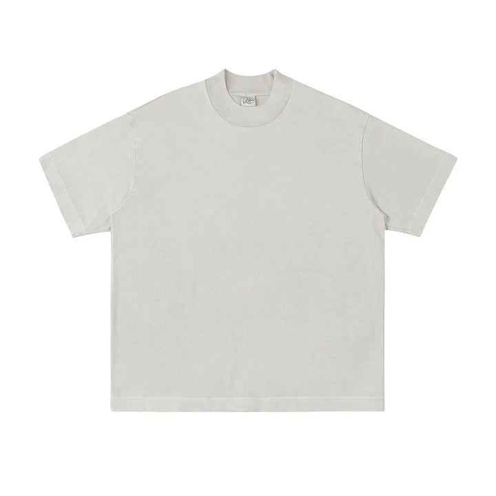 Half Turtleneck Washed T-shirt