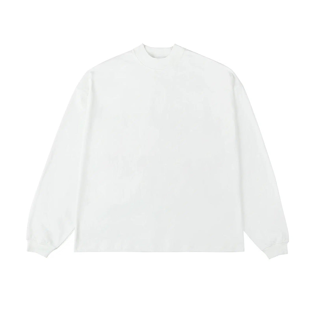 Half-high Collar Long-Sleeve Pullovers