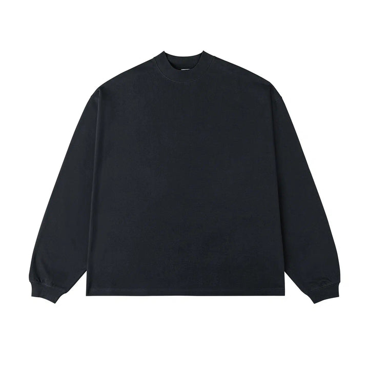 Half-high Collar Long-Sleeve Pullovers