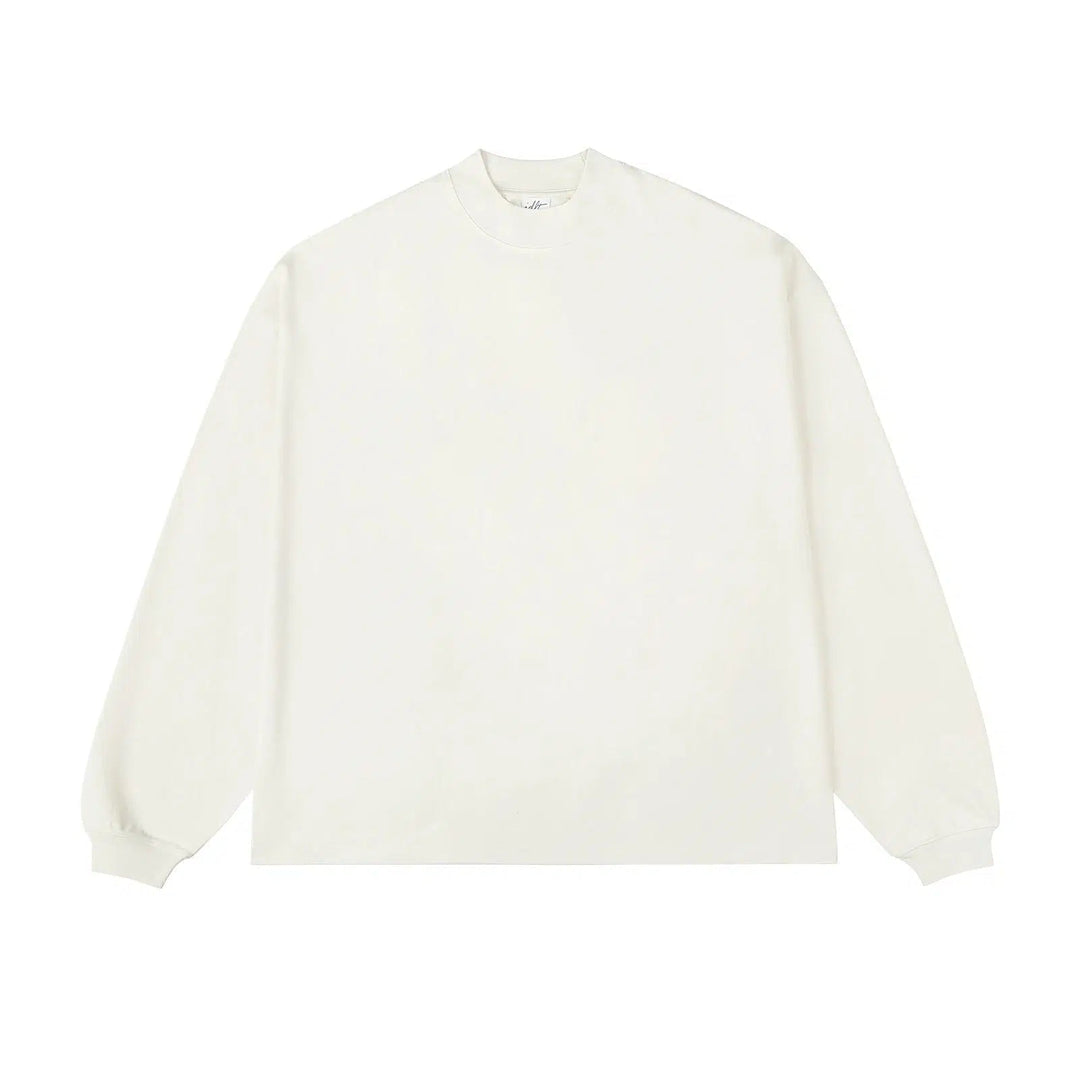 Half-high Collar Long-Sleeve Pullovers