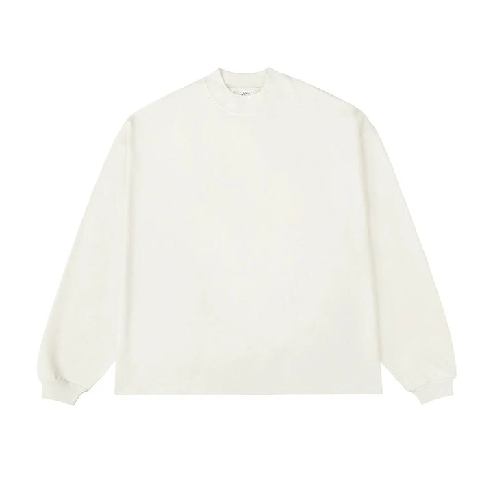 Half-high Collar Long-Sleeve Pullovers