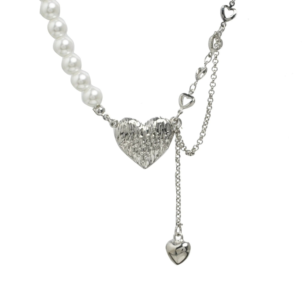 Heart Pearl Necklace