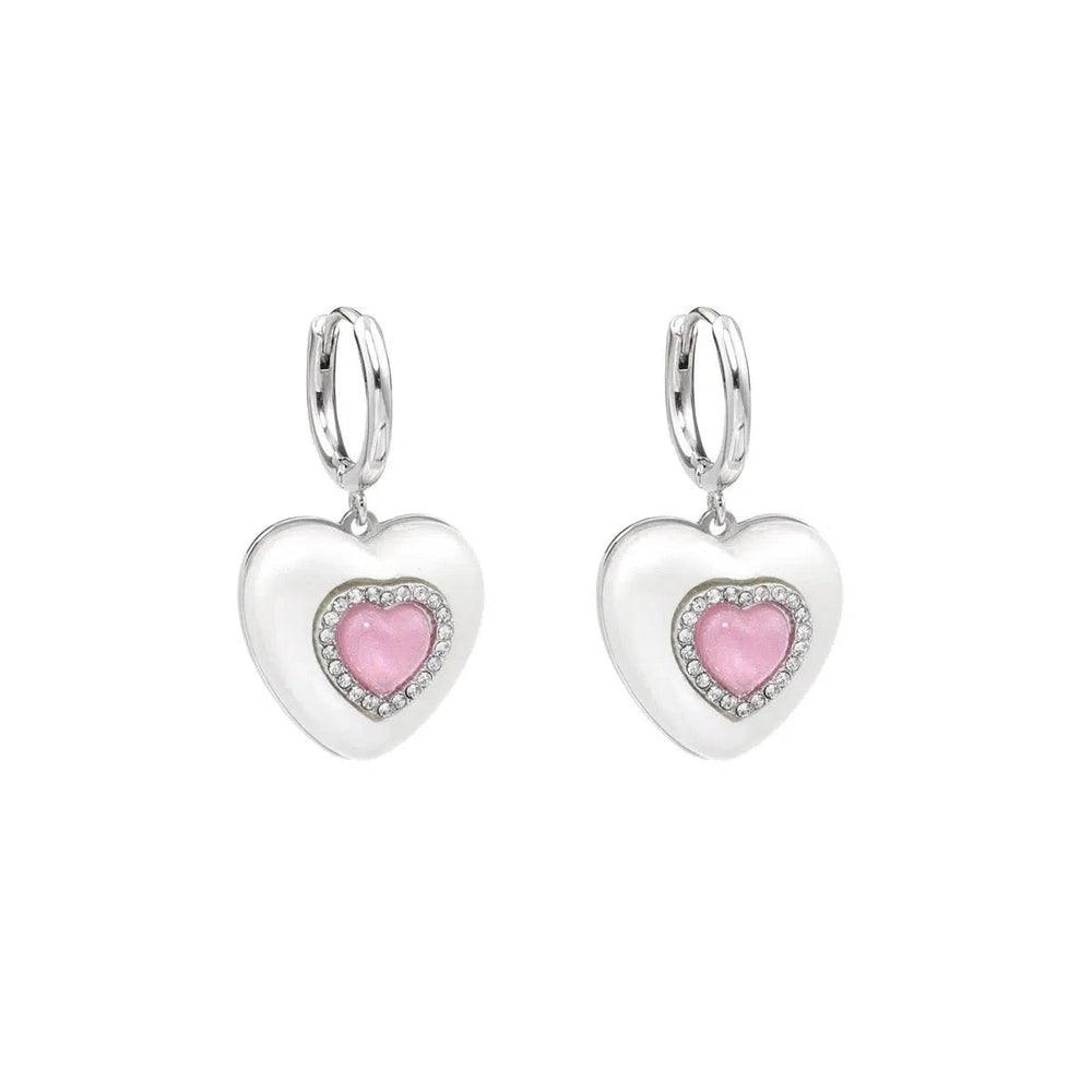 Heart Pendant Earrings