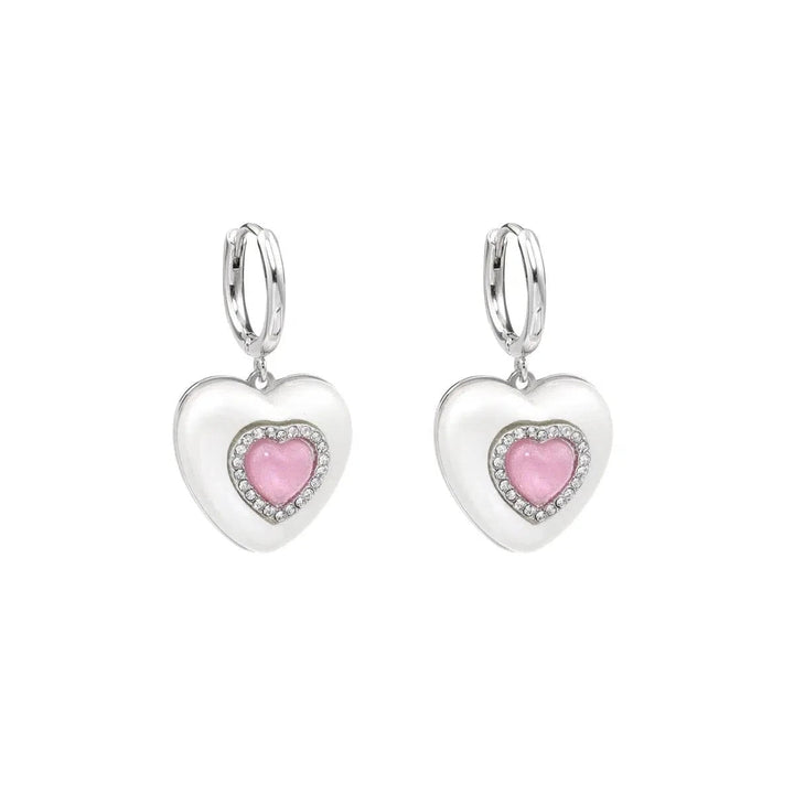 Heart Pendant Earrings