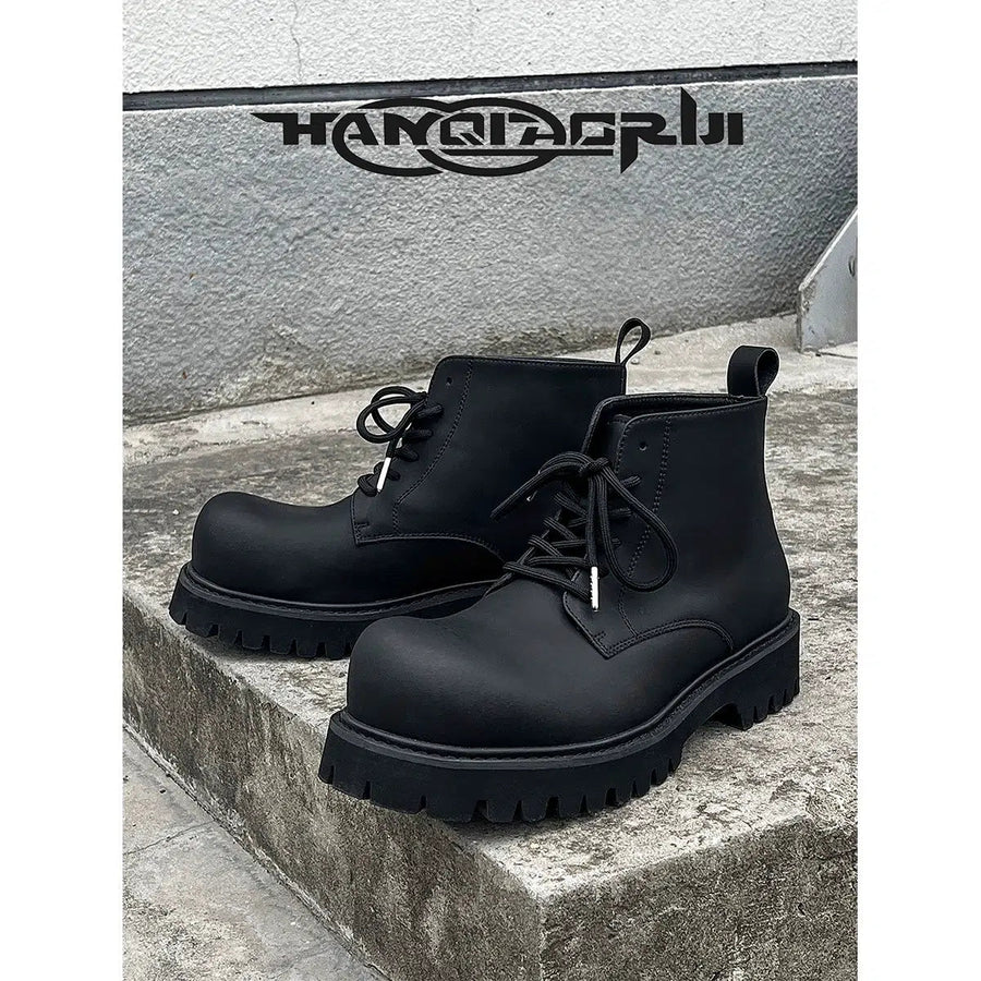 Heavy-Duty Lace-Up Martens Boots