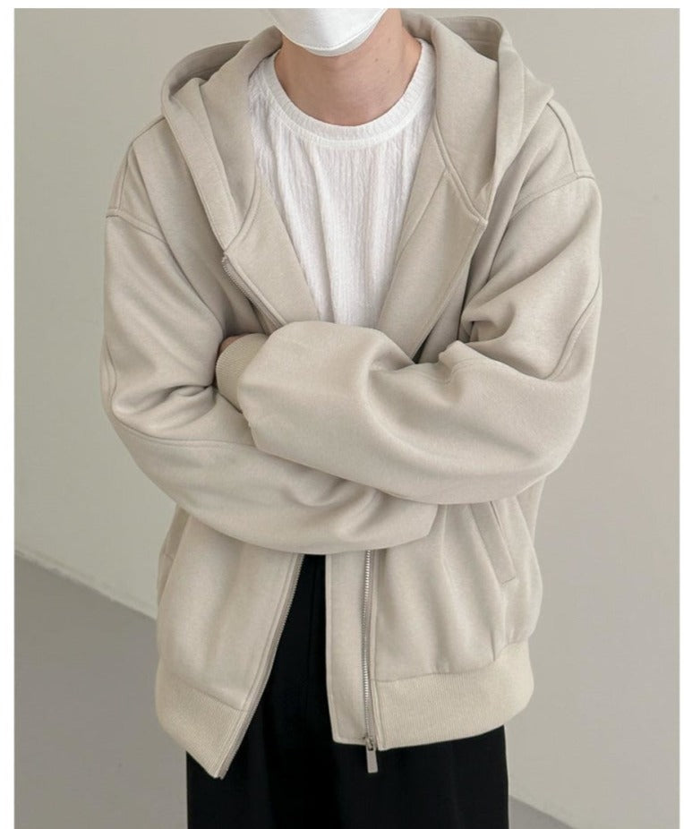 Heavy Hooded Sports Sweater