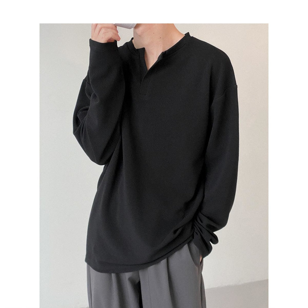 Henry Collar Long-sleeved Bottoming